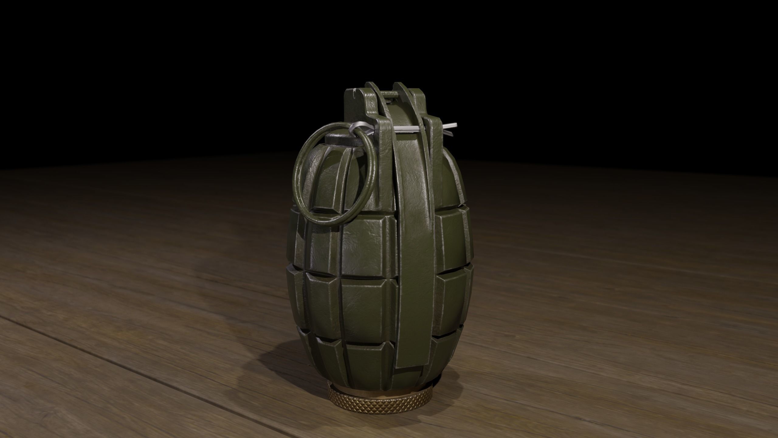 Mills bomb low-poly 3d Model Low-poly 3D model_3