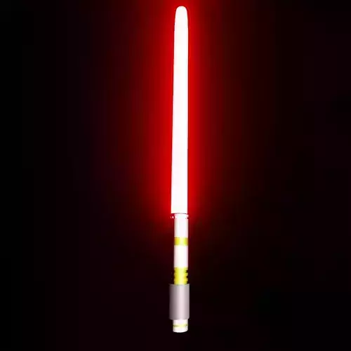 Low - Poly  Lightsaber Low-poly 3D model