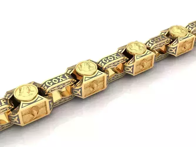 mens chain and bracelet