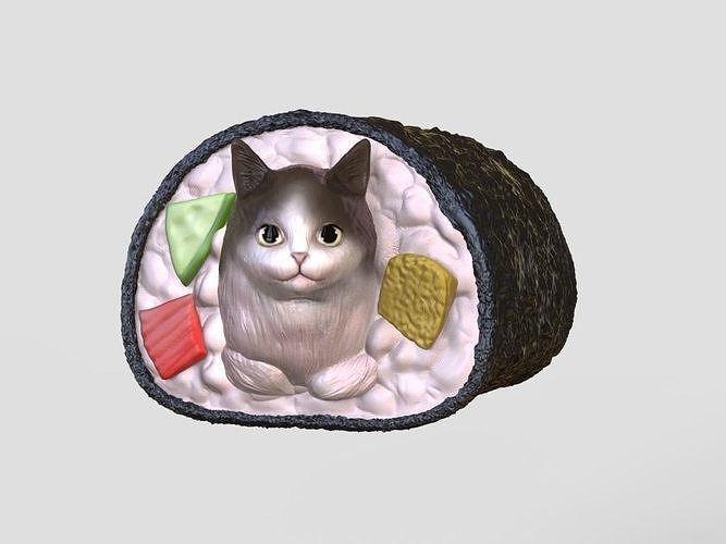 Maki Cat 3D print model