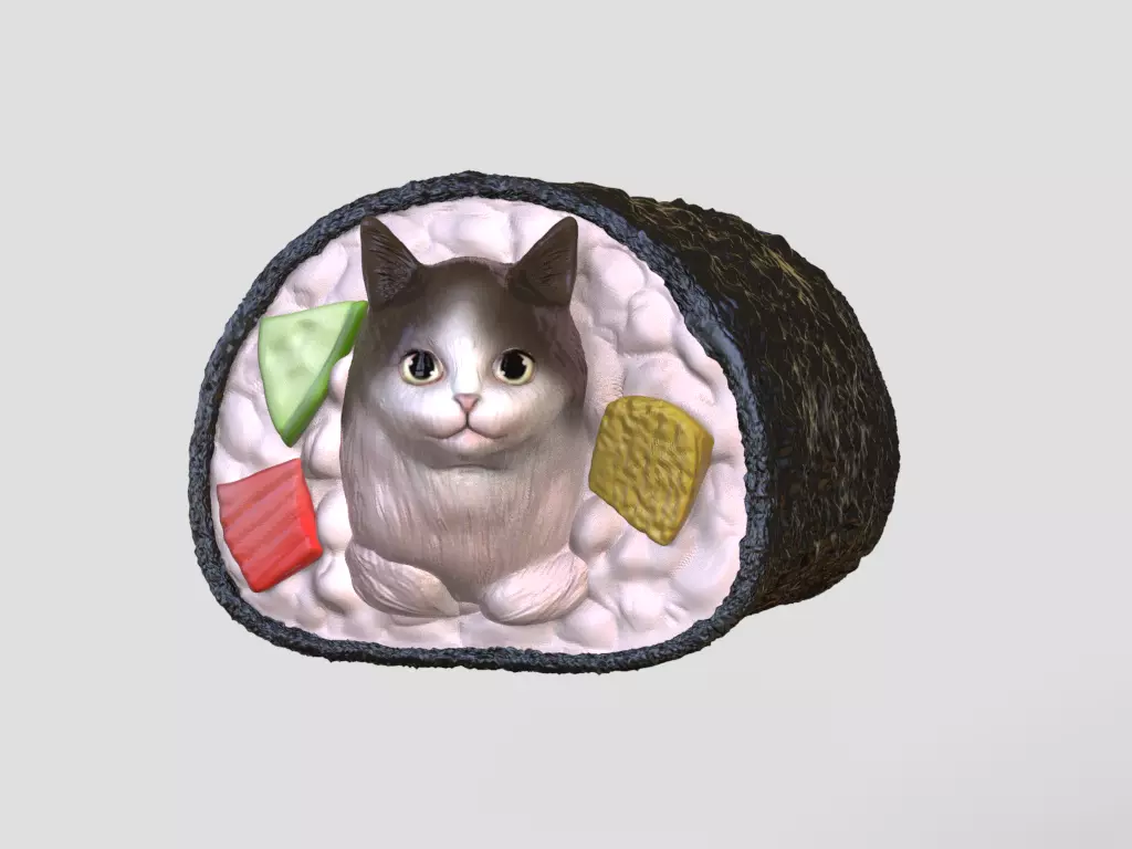 Maki Cat 3D print model