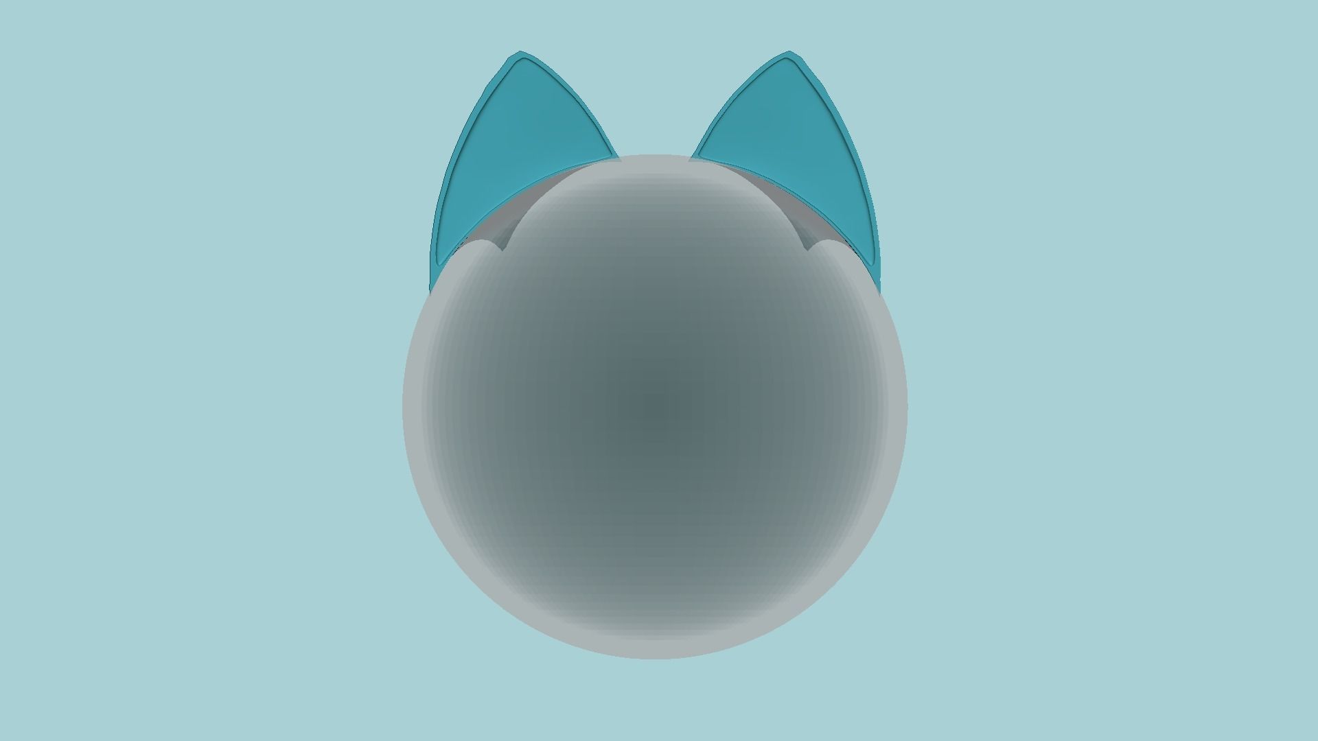 Cat Ears for Motorcycle Helmets - STL Printable 3D print model_1