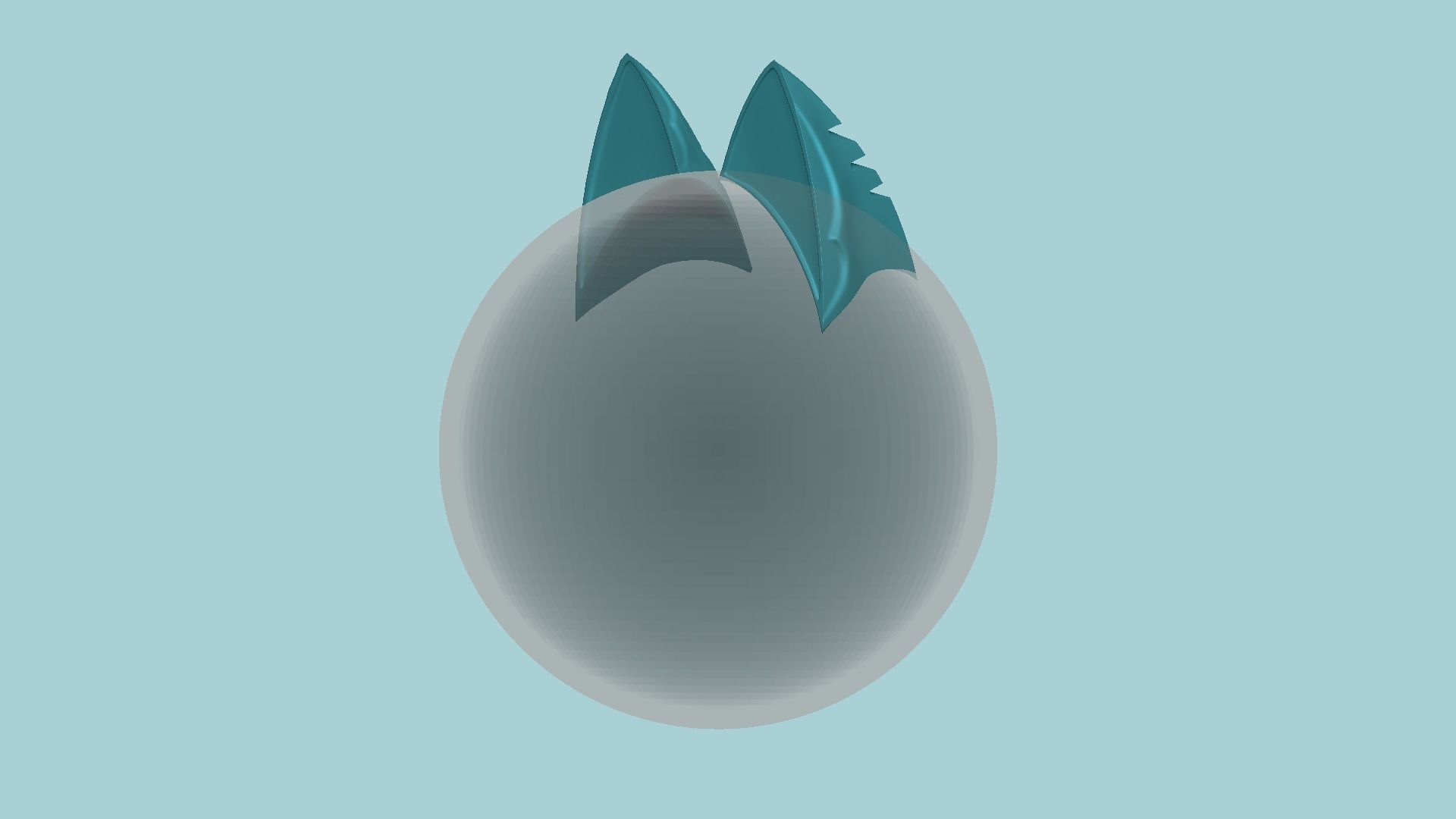 Cat Ears for Motorcycle Helmets - STL Printable 3D print model_11