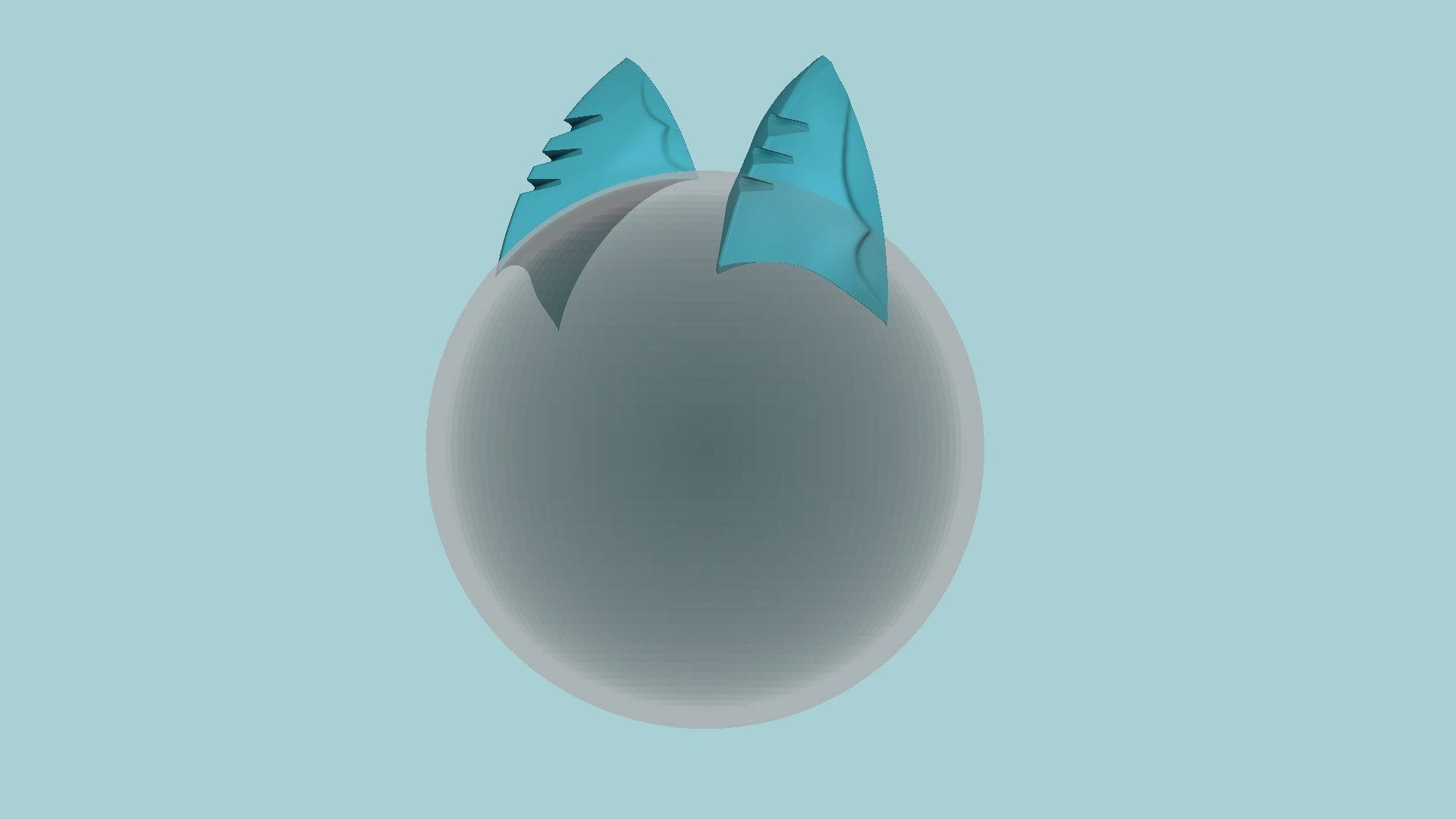 Cat Ears for Motorcycle Helmets - STL Printable 3D print model_14