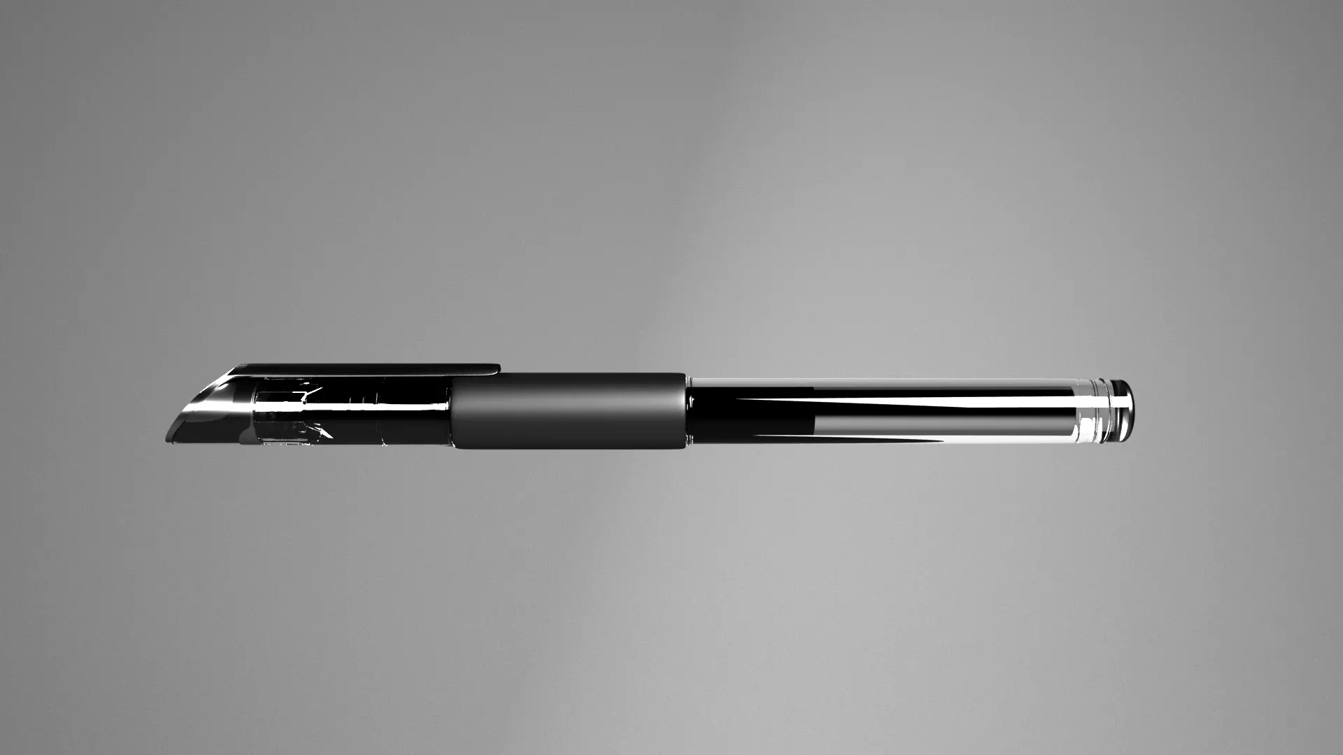 Pen Transparant 3D model_0