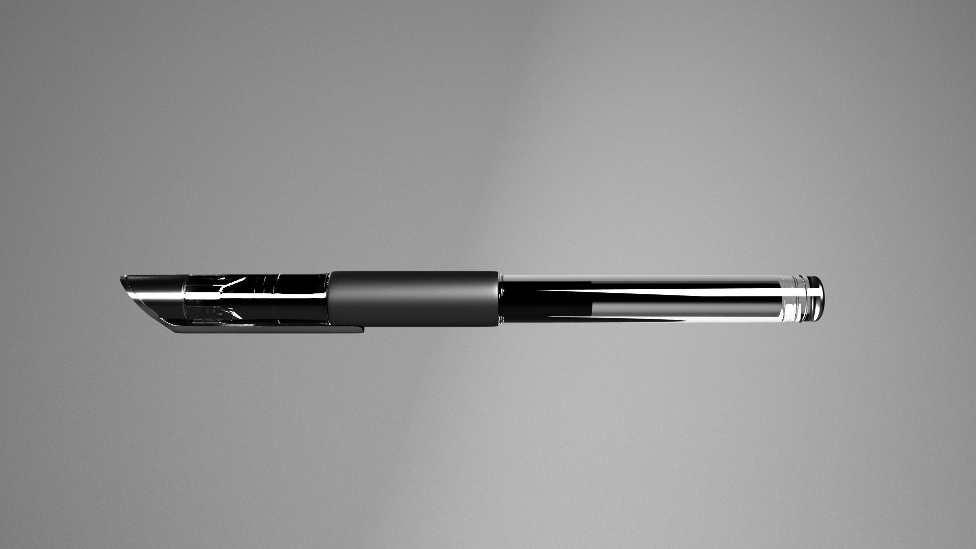 Pen Transparant 3D model_5