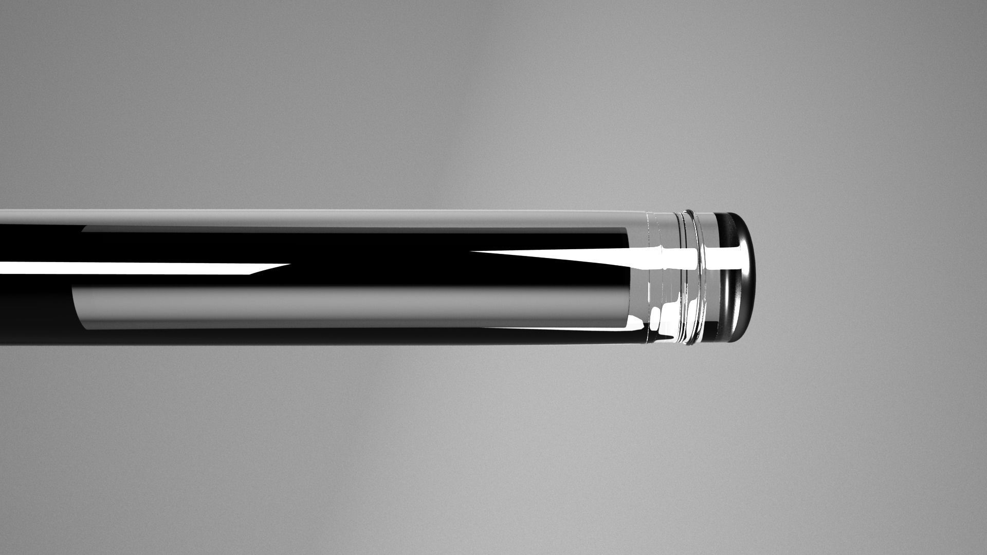 Pen Transparant 3D model_7