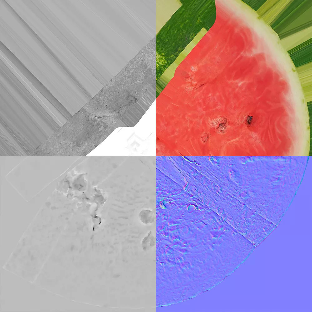 Watermelon 3D model_8