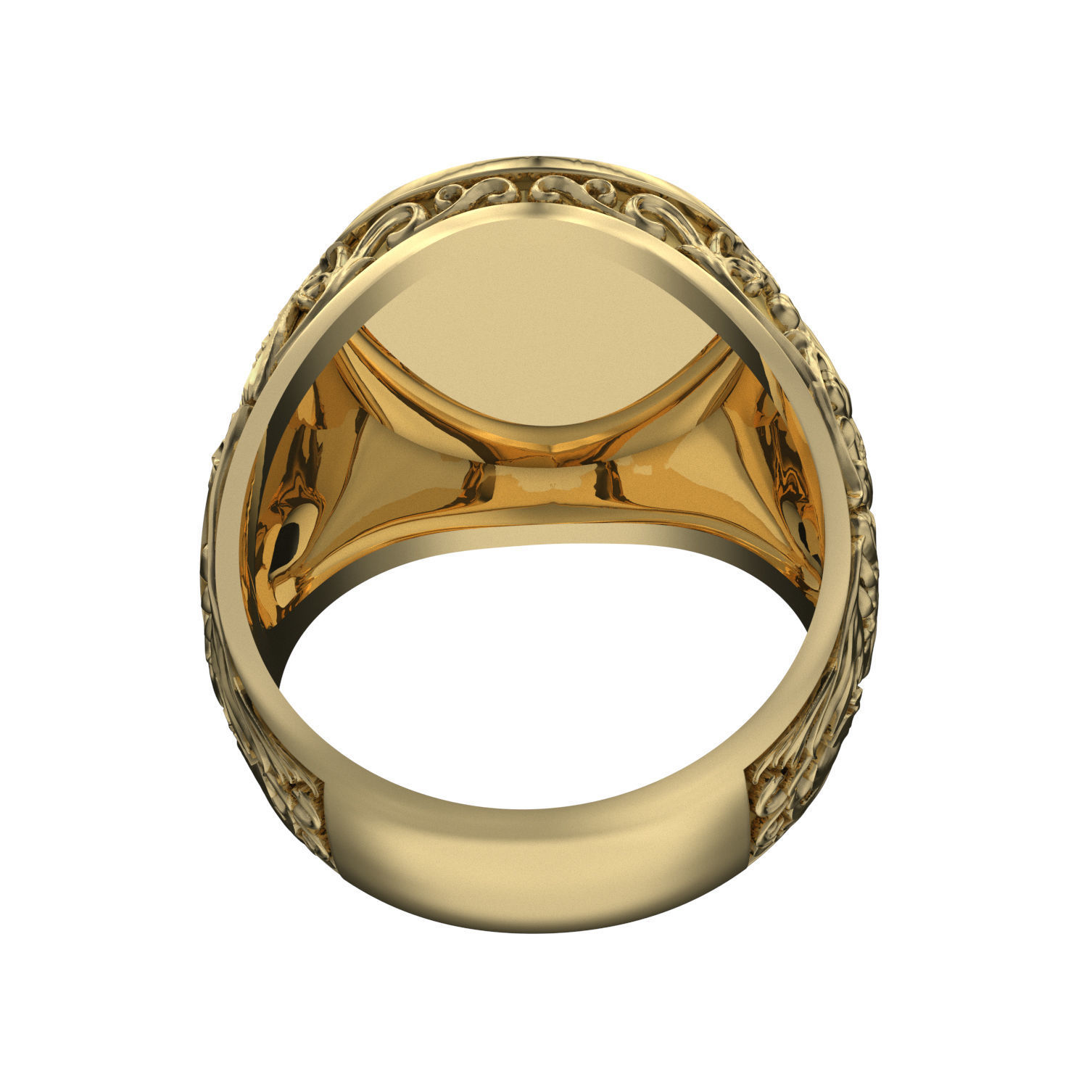 N233 Masonic ring 3D print model_11