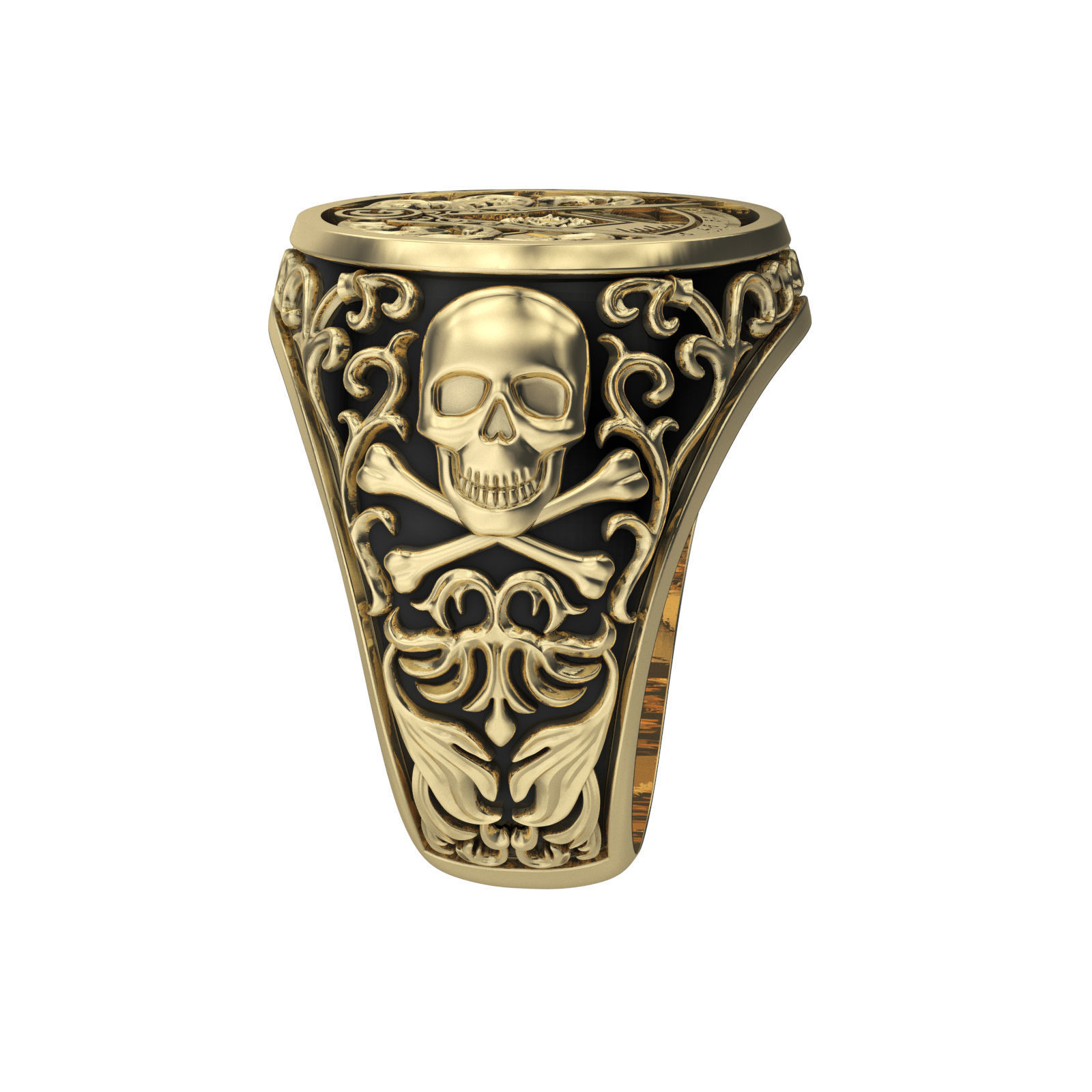 N233 Masonic ring 3D print model_10