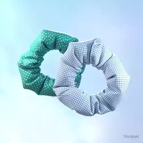 Scrunchies Hair Tie 3D model