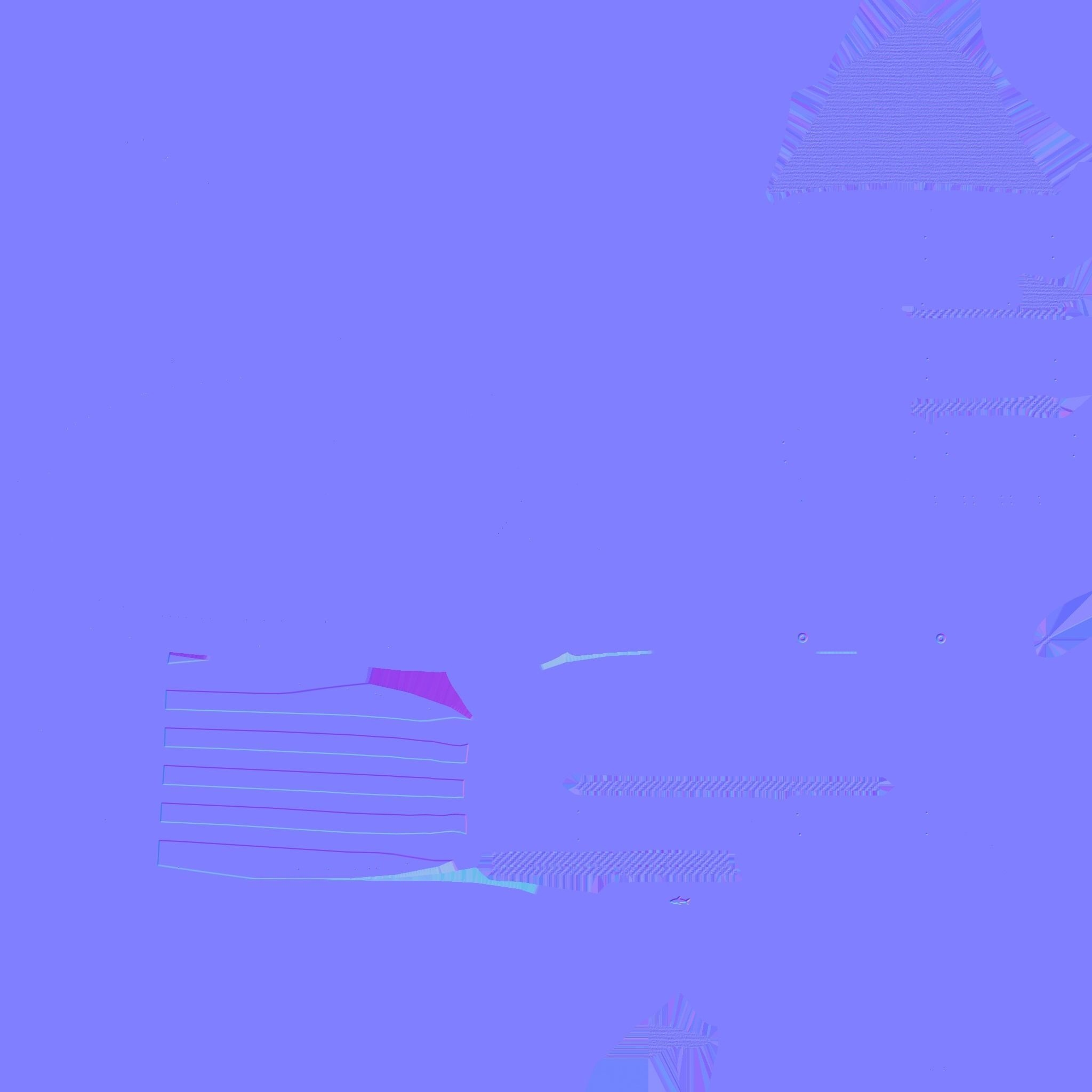 Cartoon Boat 04 - Purple Yellow - Low Poly Ship Low-poly 3D model_21