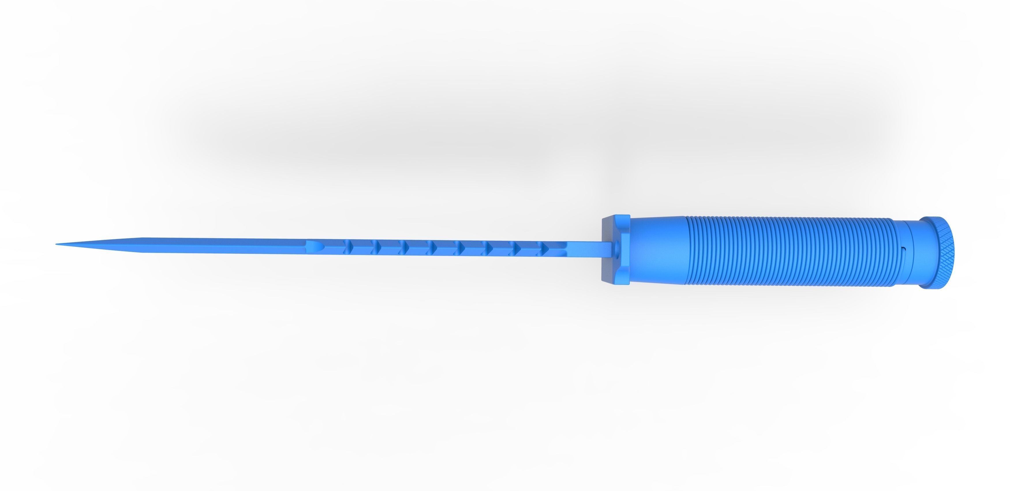 Survival Knife LS-1 from the movie Commando 1985 3D print model_18