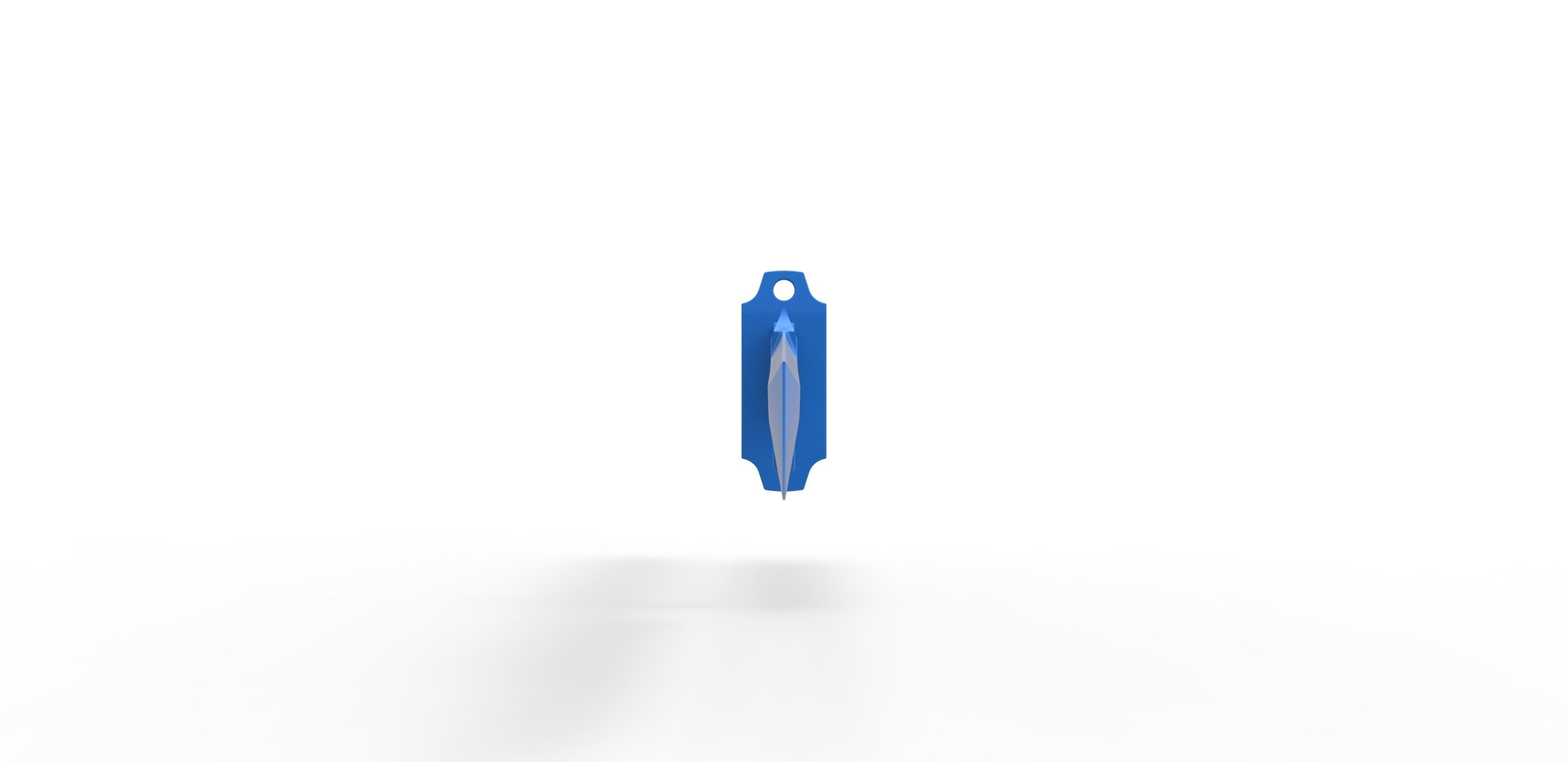 Survival Knife LS-1 from the movie Commando 1985 3D print model_15