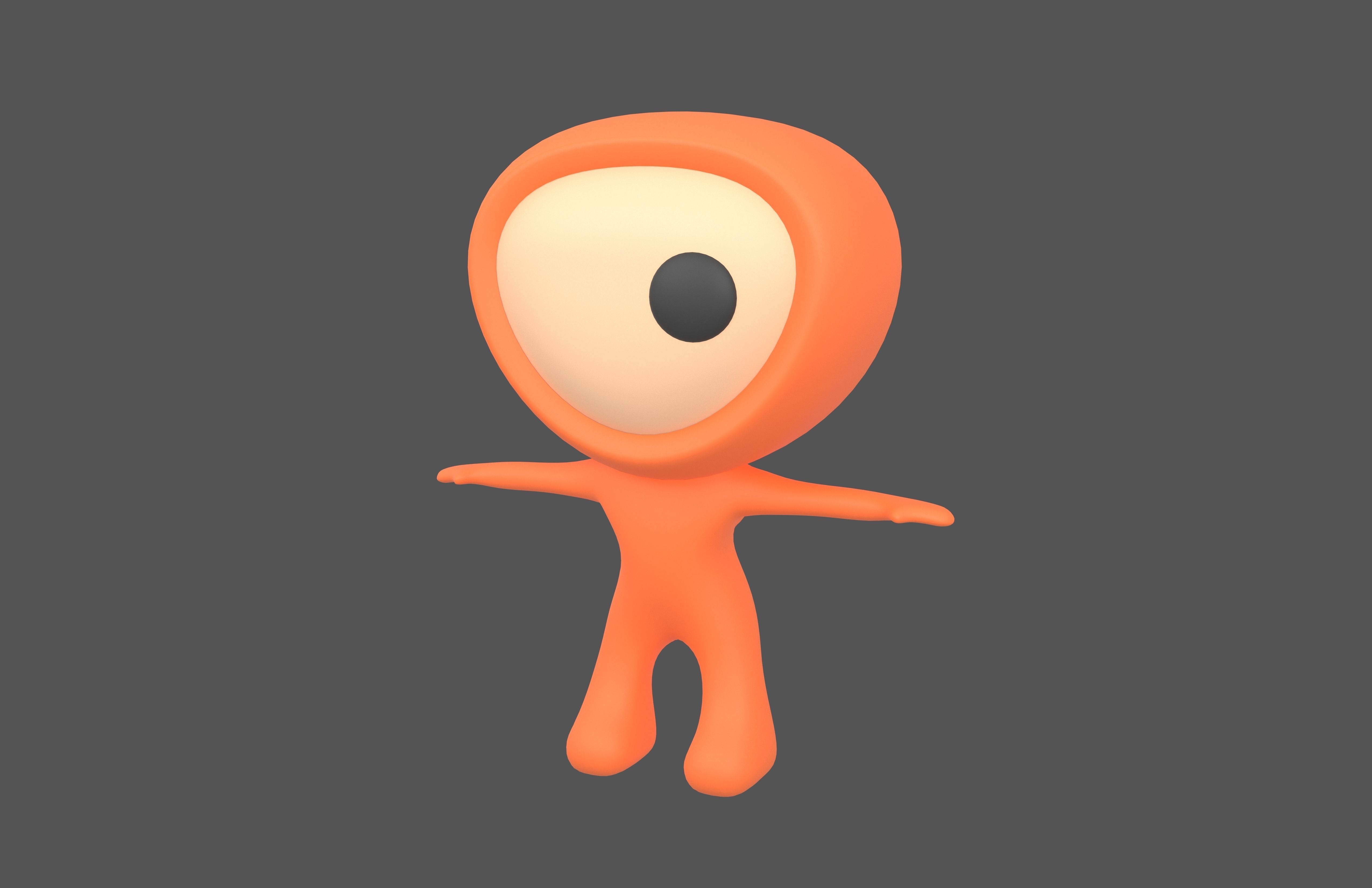 Rato Character 004 Prisoner v2 Low-poly 3D model_3