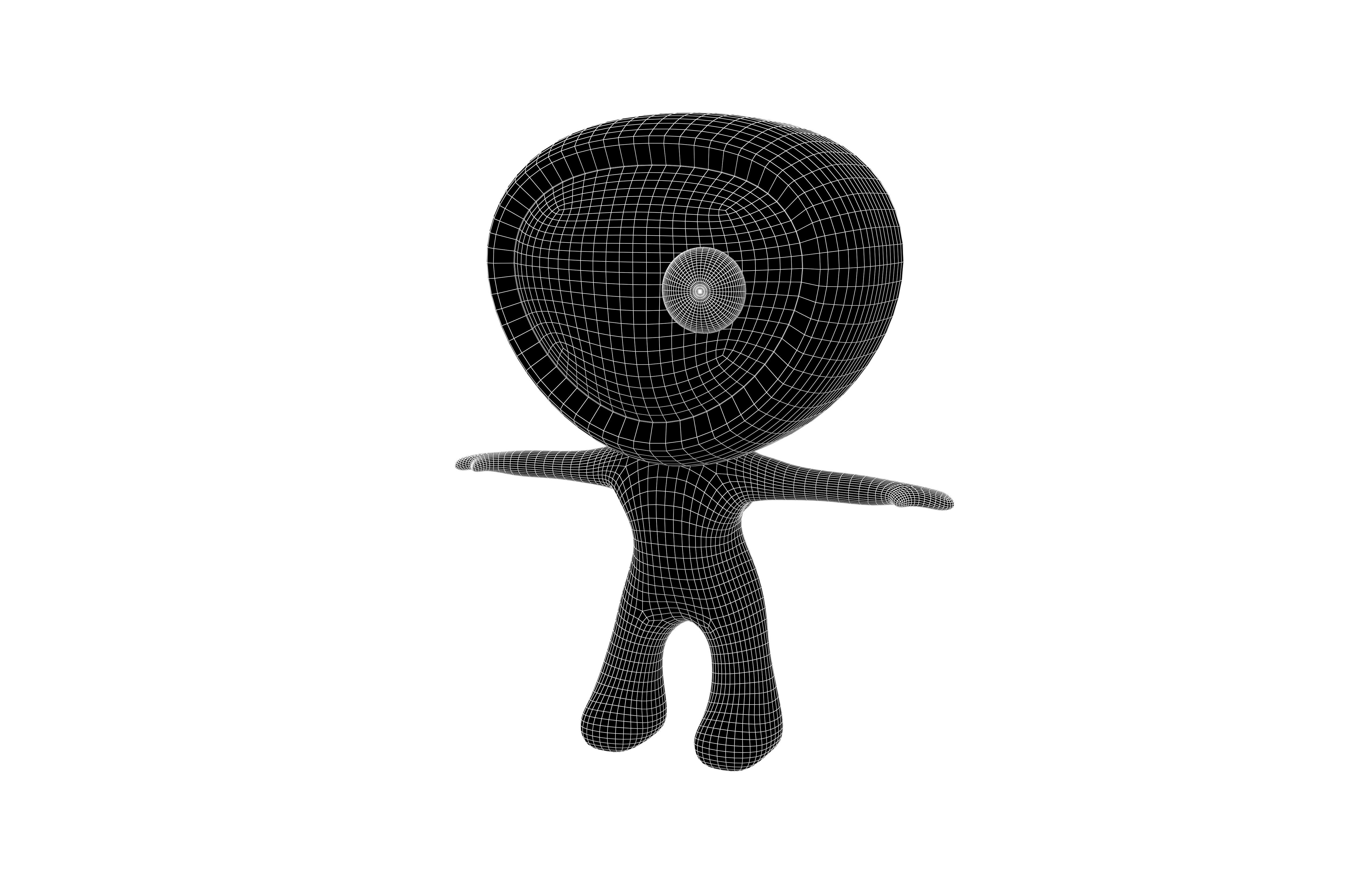 Rato Character 004 Prisoner v2 Low-poly 3D model_6