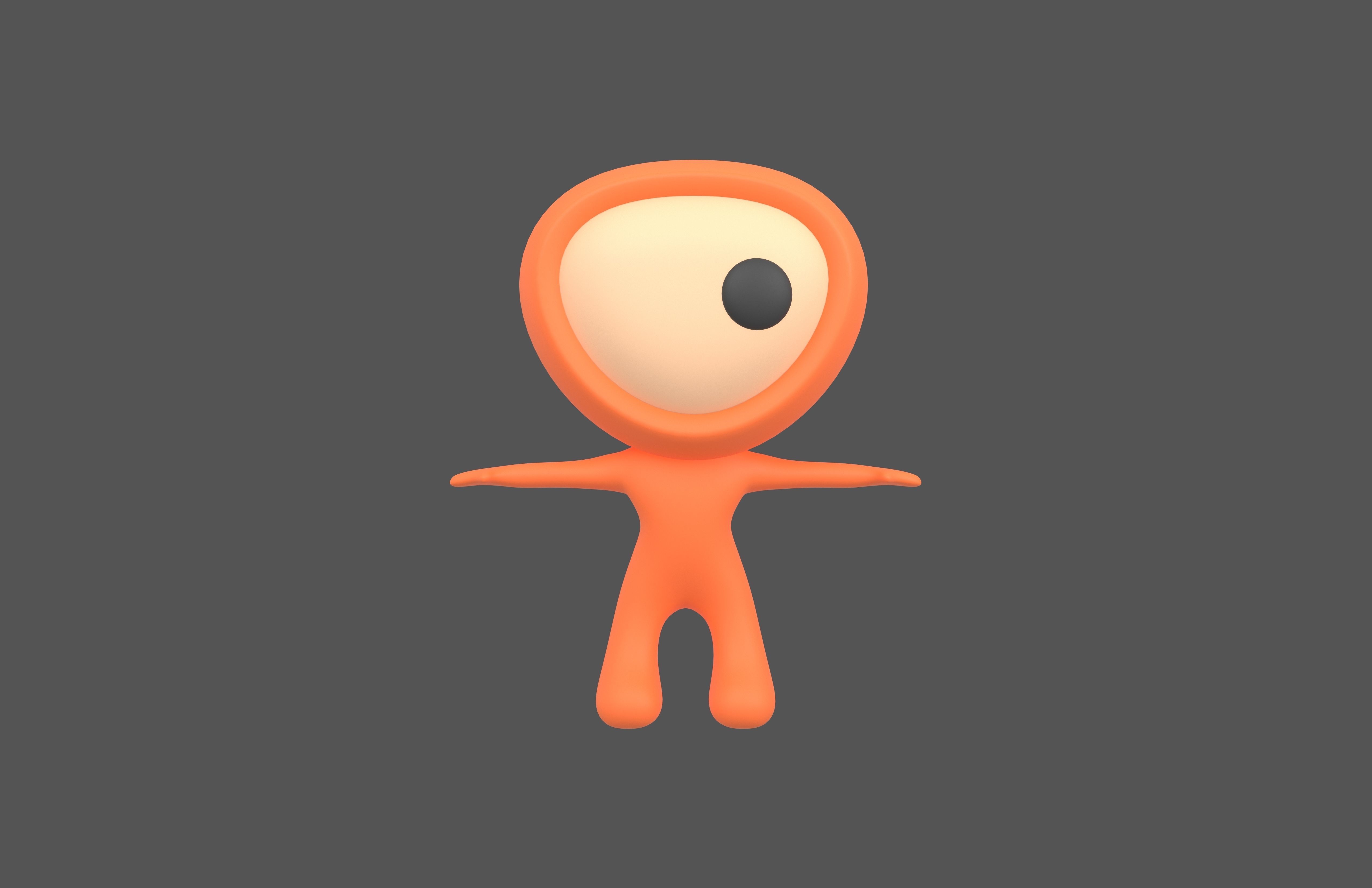 Rato Character 004 Prisoner v2 Low-poly 3D model_2