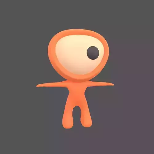 Rato Character 004 Prisoner v2 Low-poly 3D model