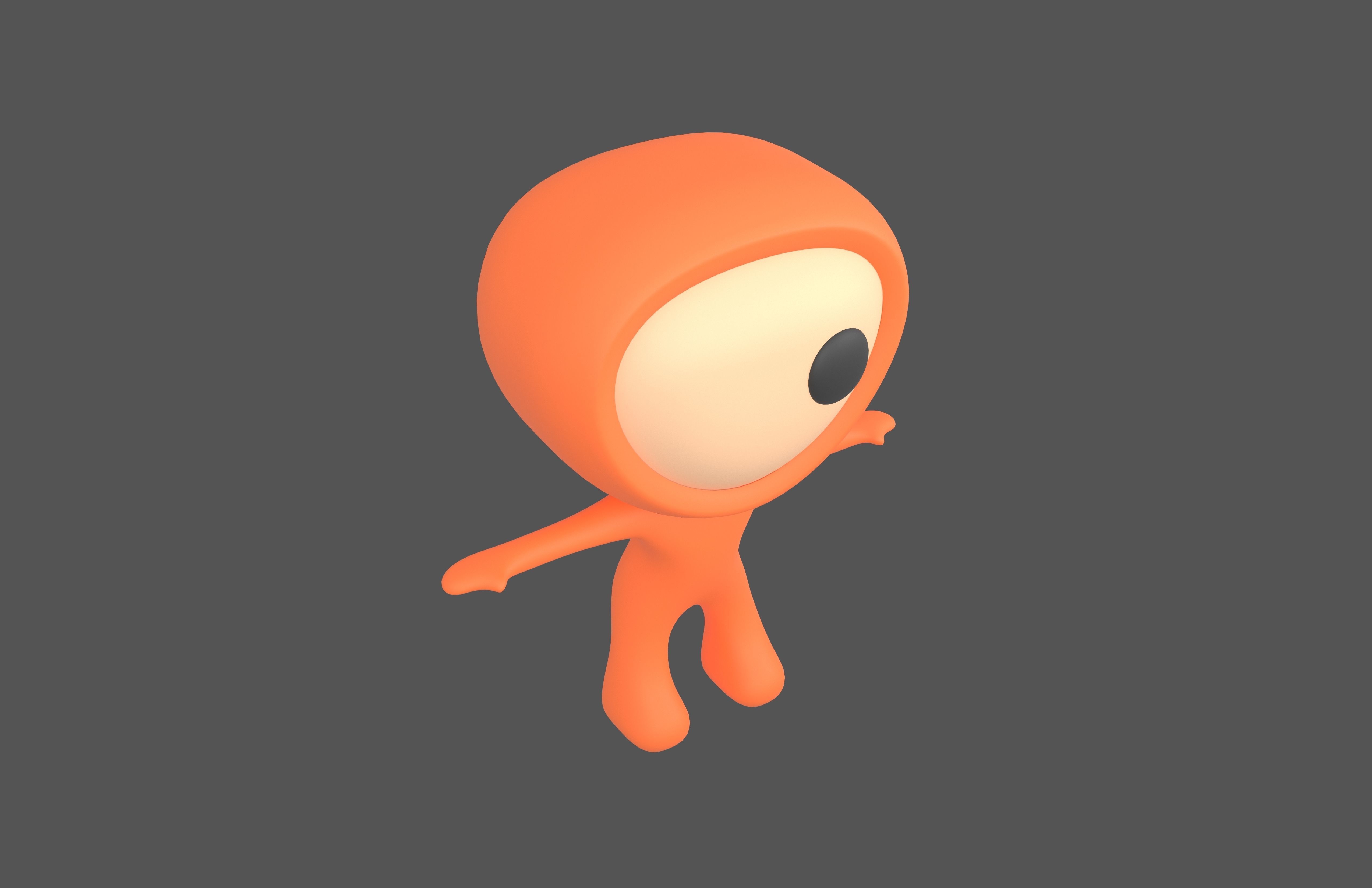 Rato Character 004 Prisoner v2 Low-poly 3D model_1