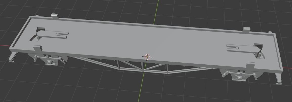 Pre supported H0 1-87 scale Hbis-tt 293 freight car 3D print model_21