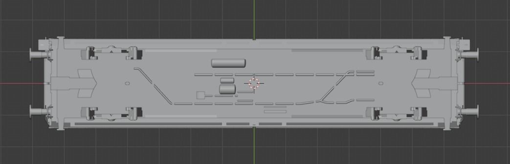 Pre supported H0 1-87 scale Hbis-tt 293 freight car 3D print model_13