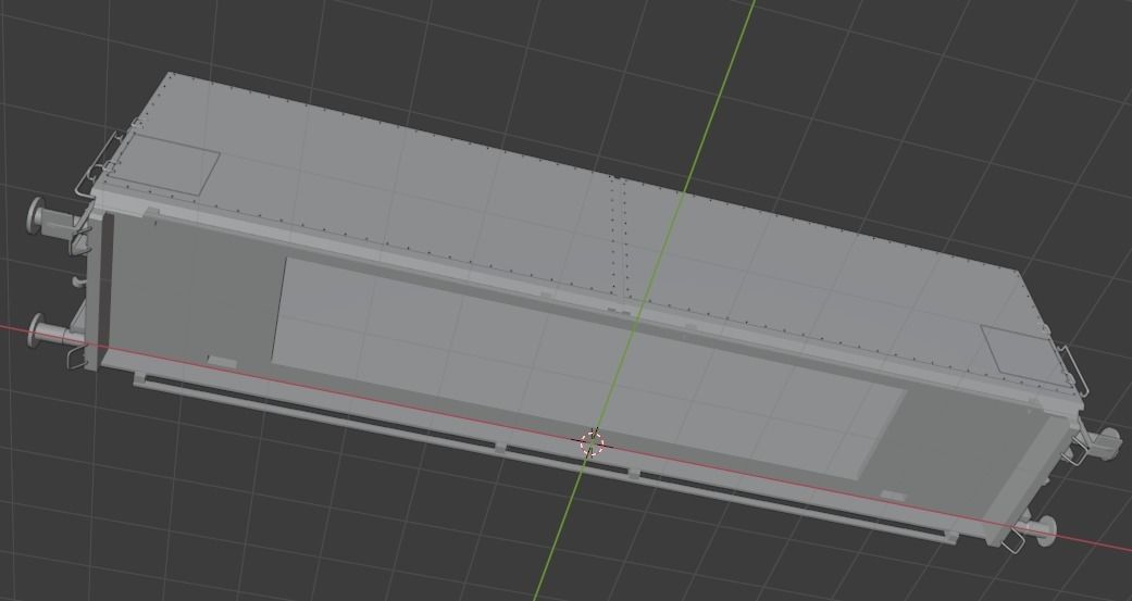 Pre supported H0 1-87 scale Hbis-tt 293 freight car 3D print model_20