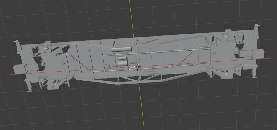 Pre supported H0 1-87 scale Hbis-tt 293 freight car 3D print model_22