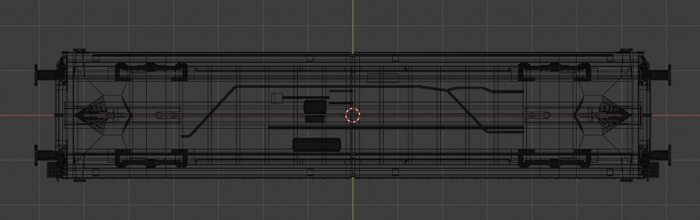 Pre supported H0 1-87 scale Hbis-tt 293 freight car 3D print model_12