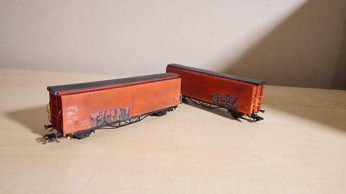 Pre supported H0 1-87 scale Hbis-tt 293 freight car 3D print model
