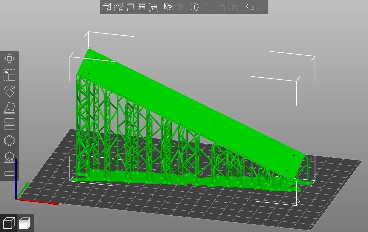 Pre supported H0 1-87 scale Hbis-tt 293 freight car 3D print model_27