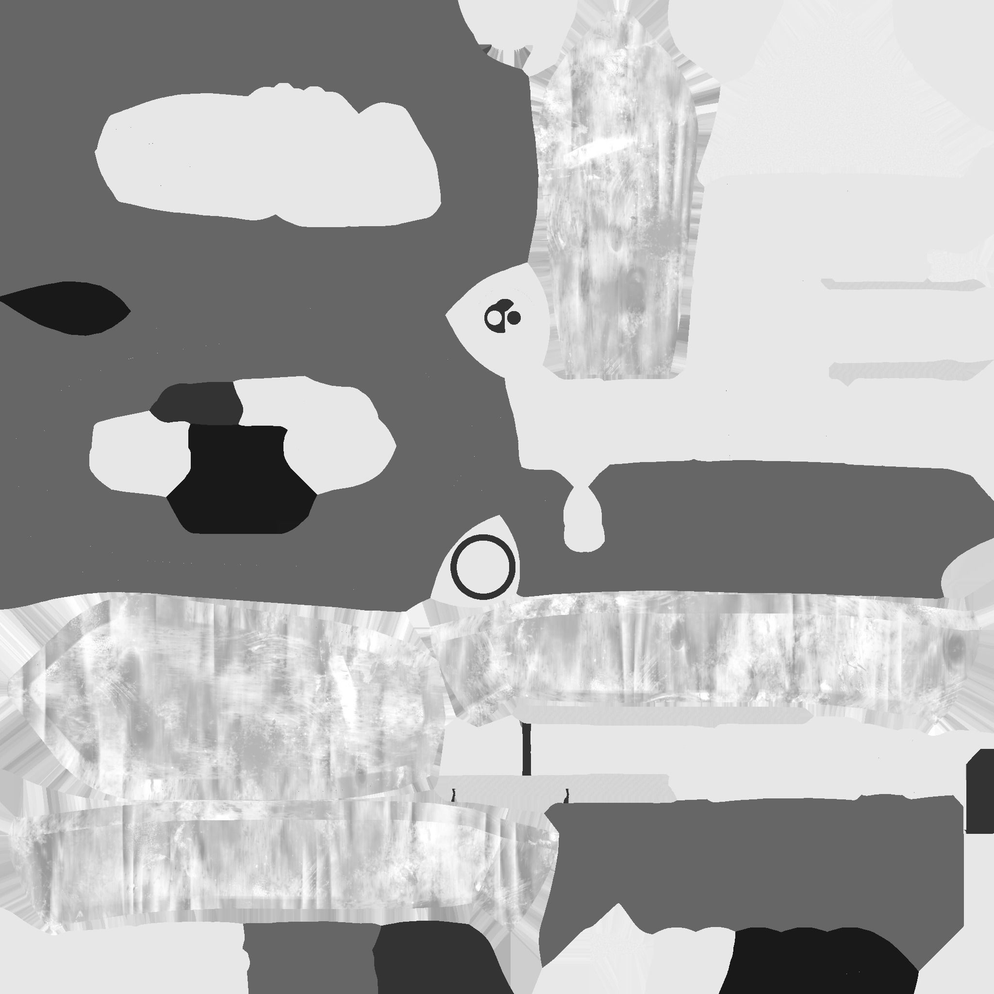 Cartoon Boat 09 - Wood White - Low Poly Ship Low-poly 3D model_16