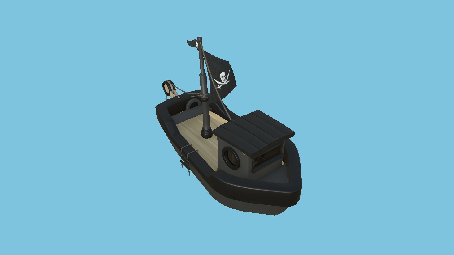 10 Cartoon Boat Collection - Low Poly Ships _22