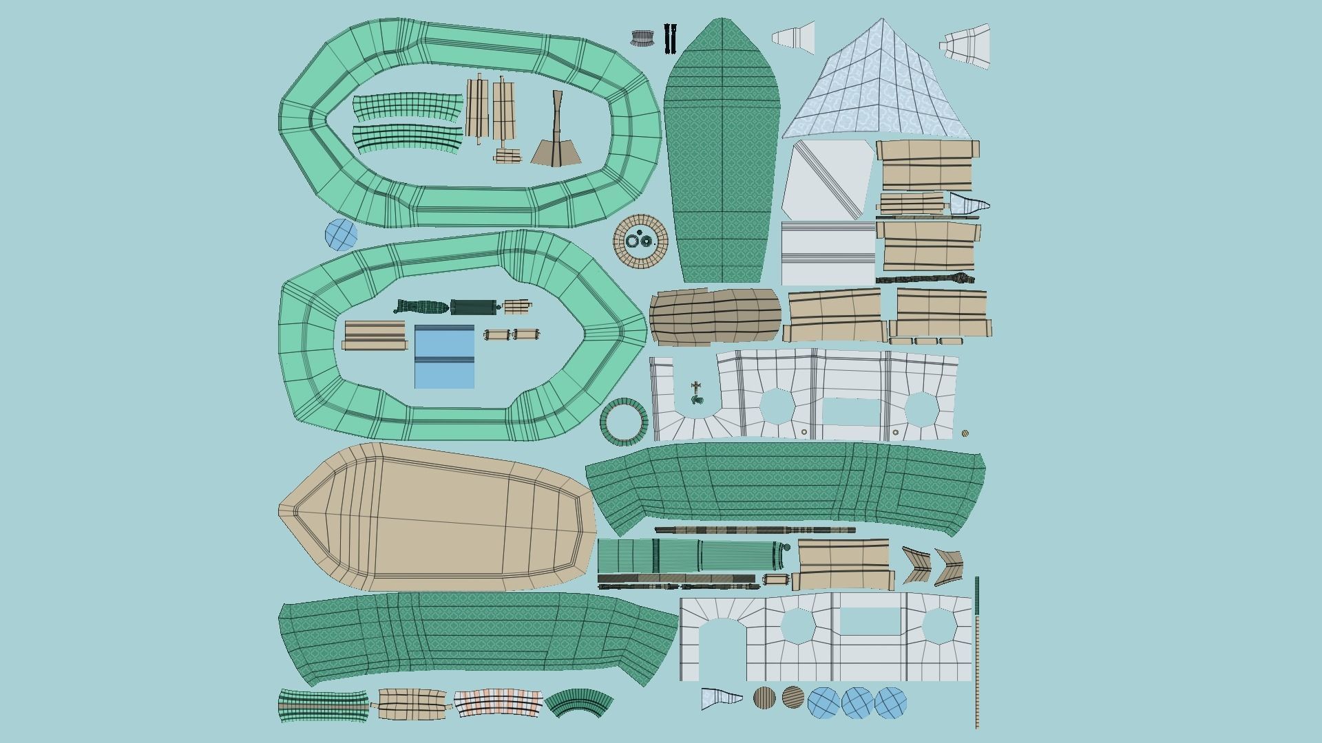 10 Cartoon Boat Collection - Low Poly Ships _62