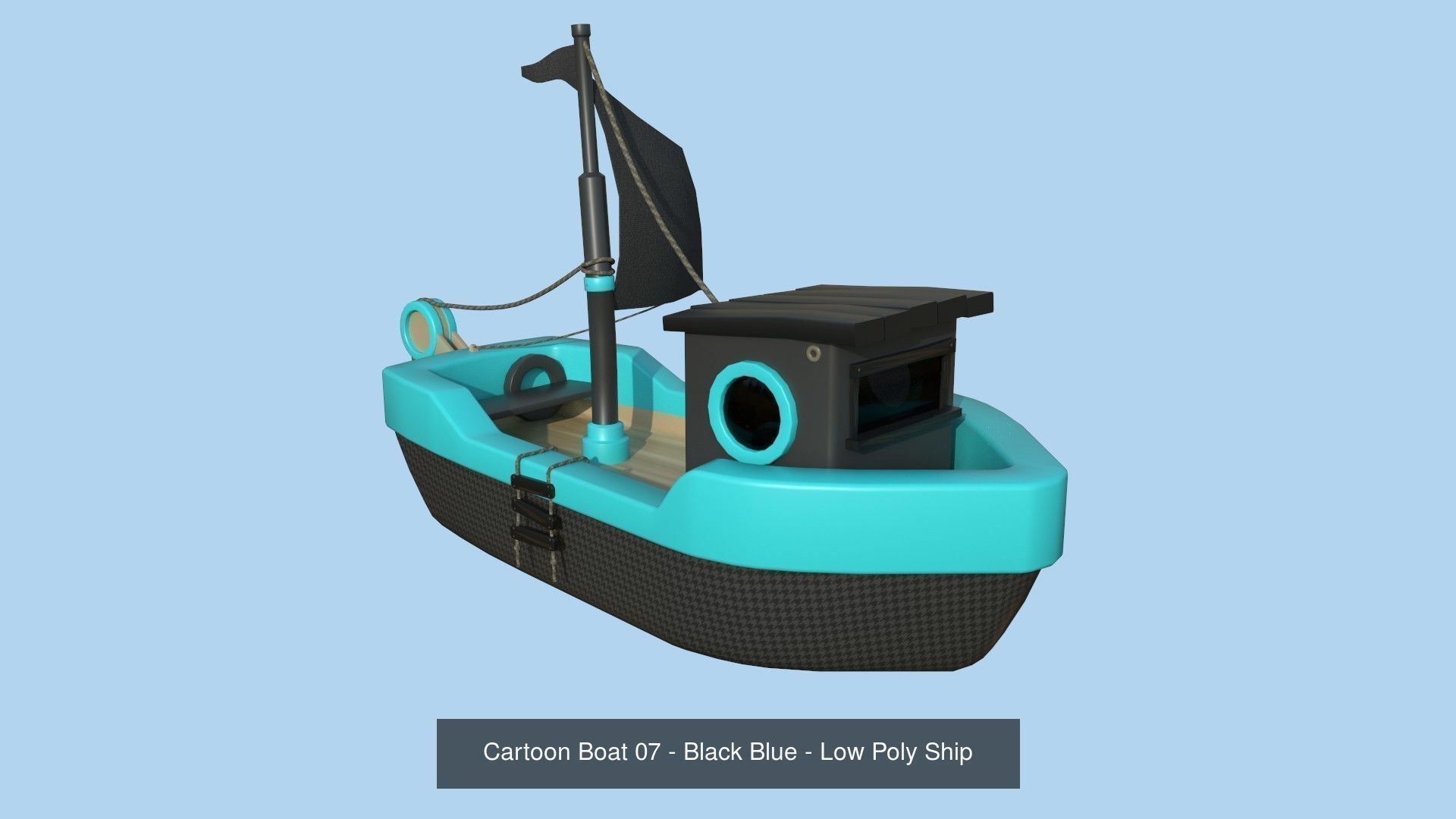 10 Cartoon Boat Collection - Low Poly Ships _8