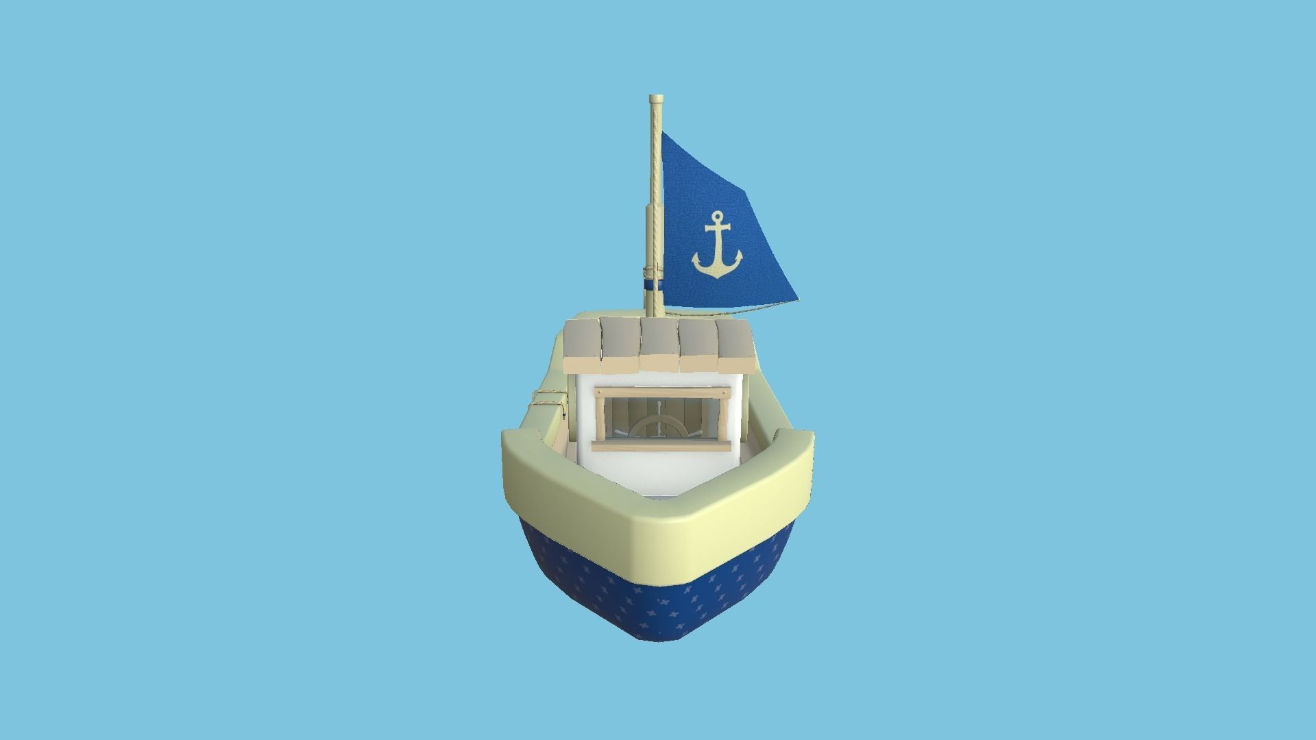 10 Cartoon Boat Collection - Low Poly Ships _44