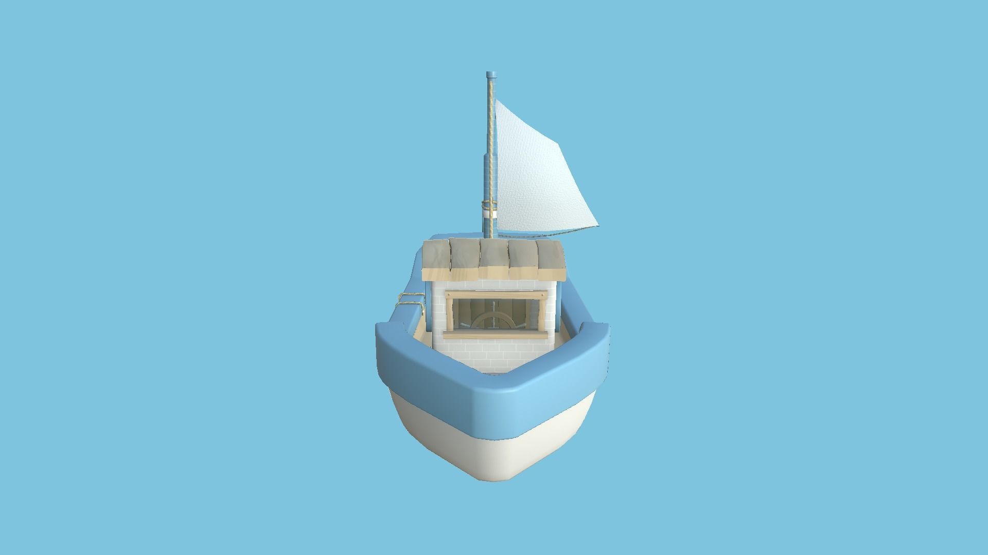 10 Cartoon Boat Collection - Low Poly Ships _25