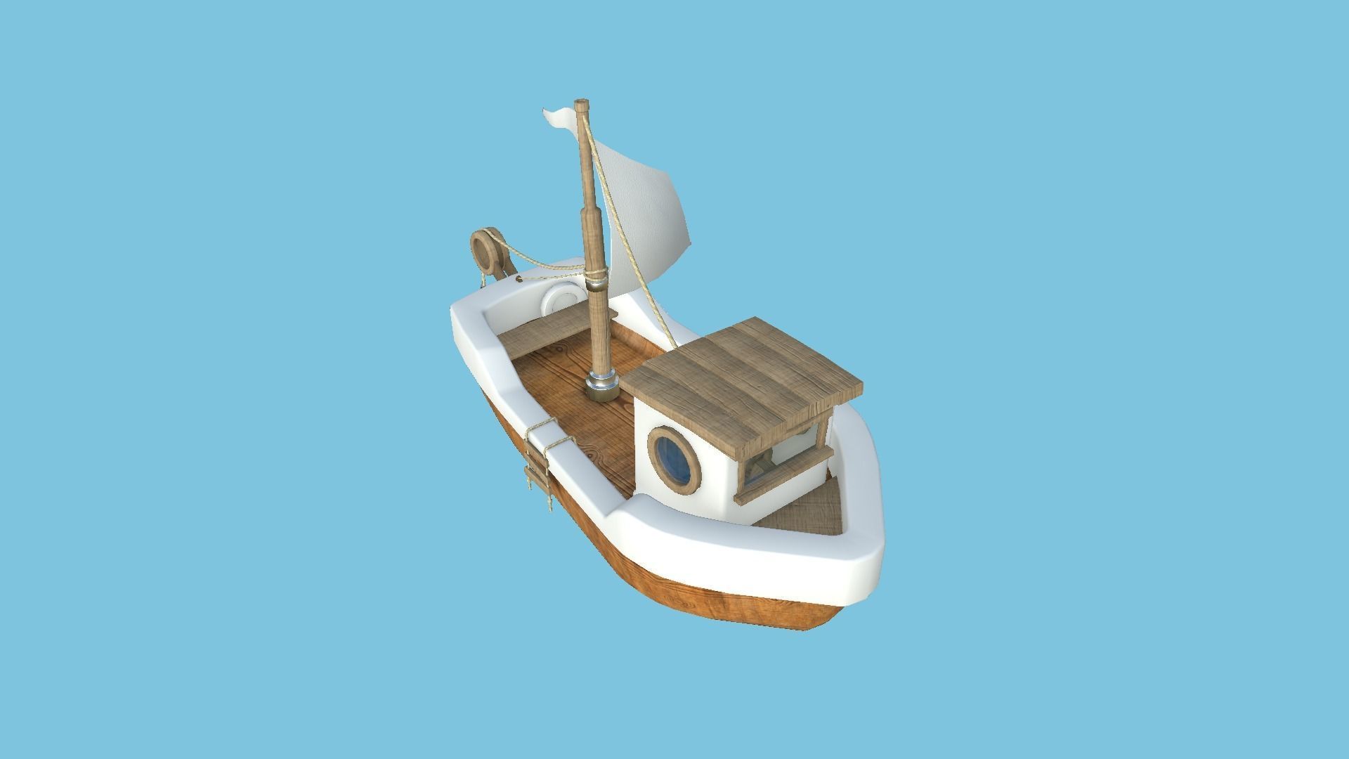 10 Cartoon Boat Collection - Low Poly Ships _54