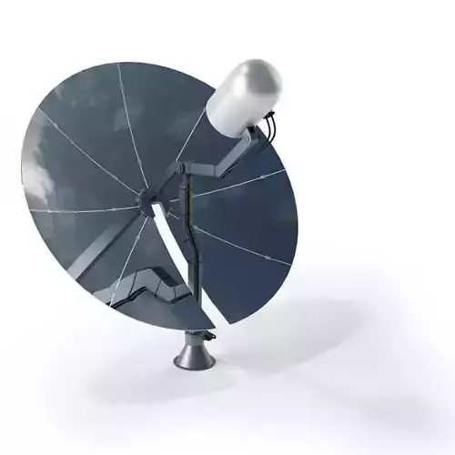 Electronic Sattelite Dish 3D model