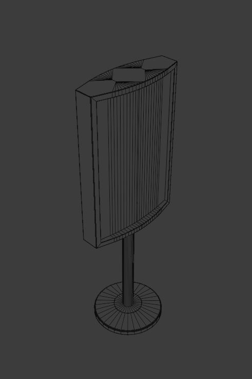 Metallic Stand or Plastic V2 PBR Low-poly 3D model_9