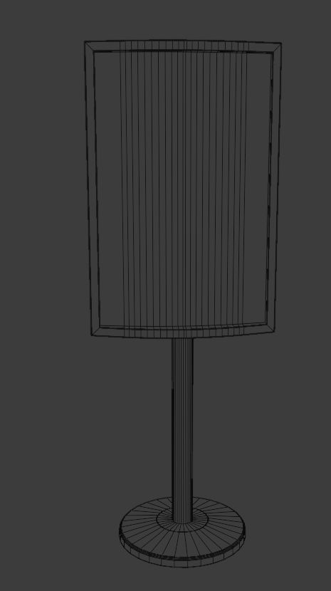 Metallic Stand or Plastic V2 PBR Low-poly 3D model_8