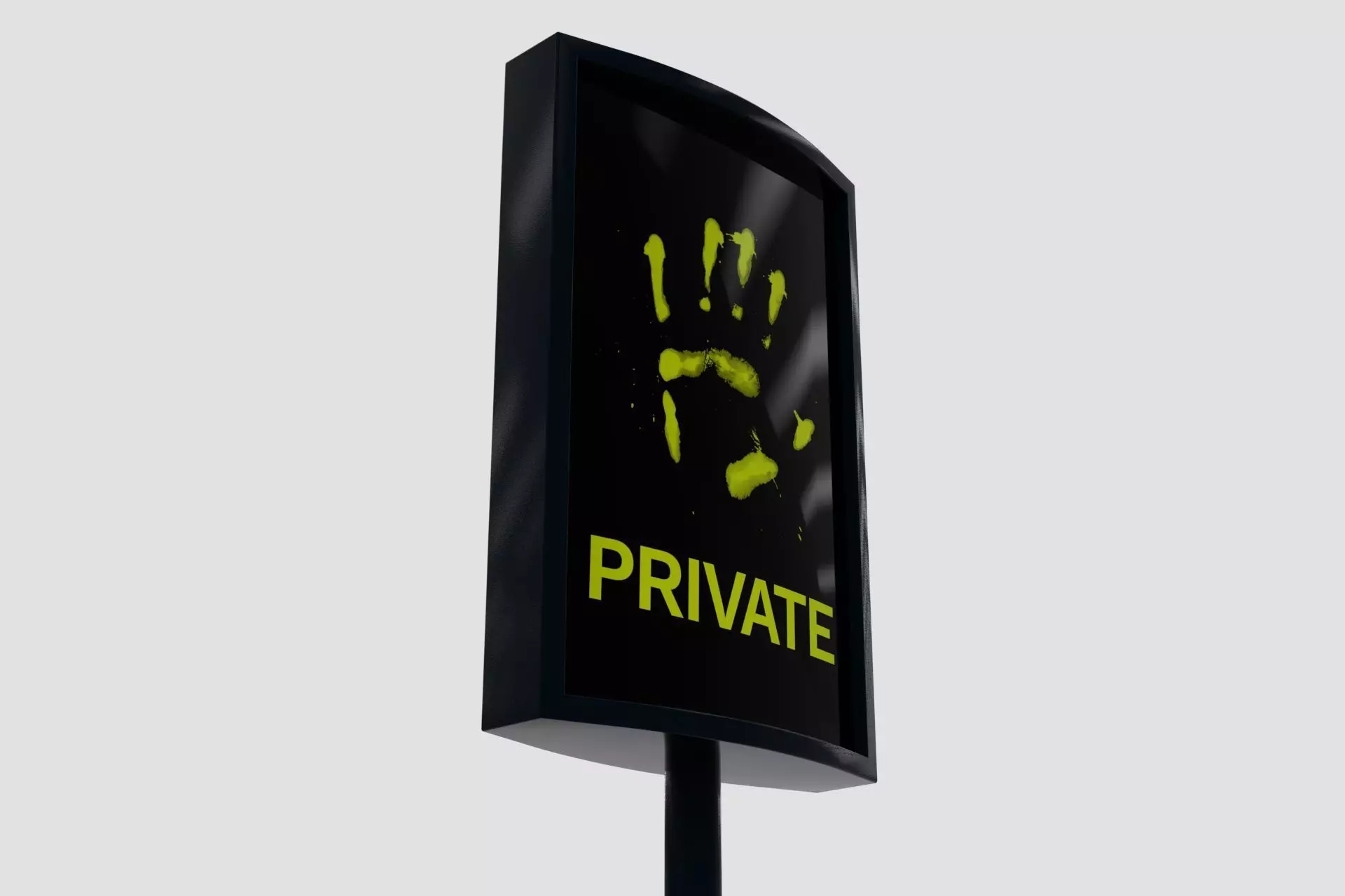 Metallic Stand or Plastic V2 PBR Low-poly 3D model_0