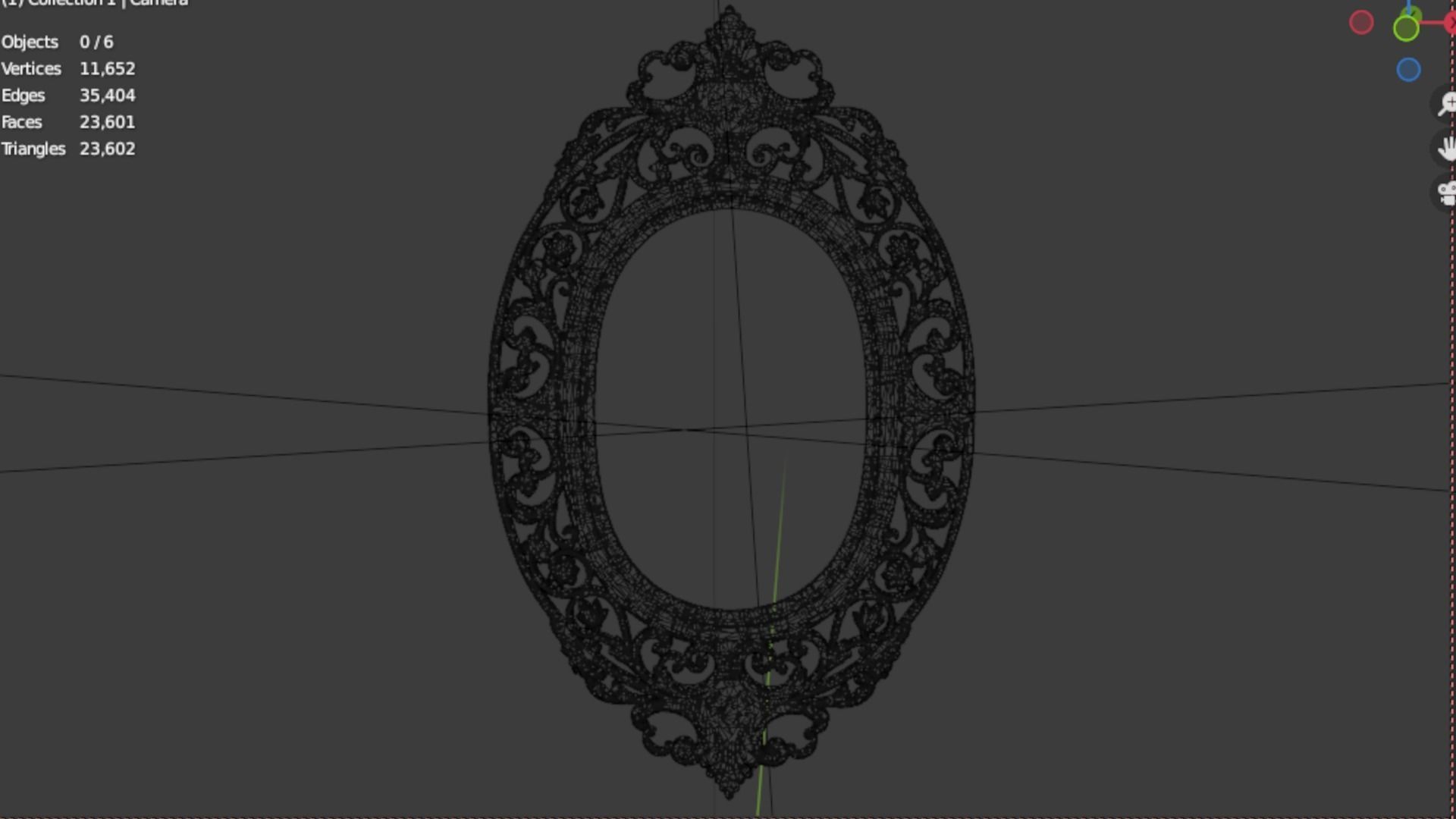 Frame mirror 17 3D print model_5