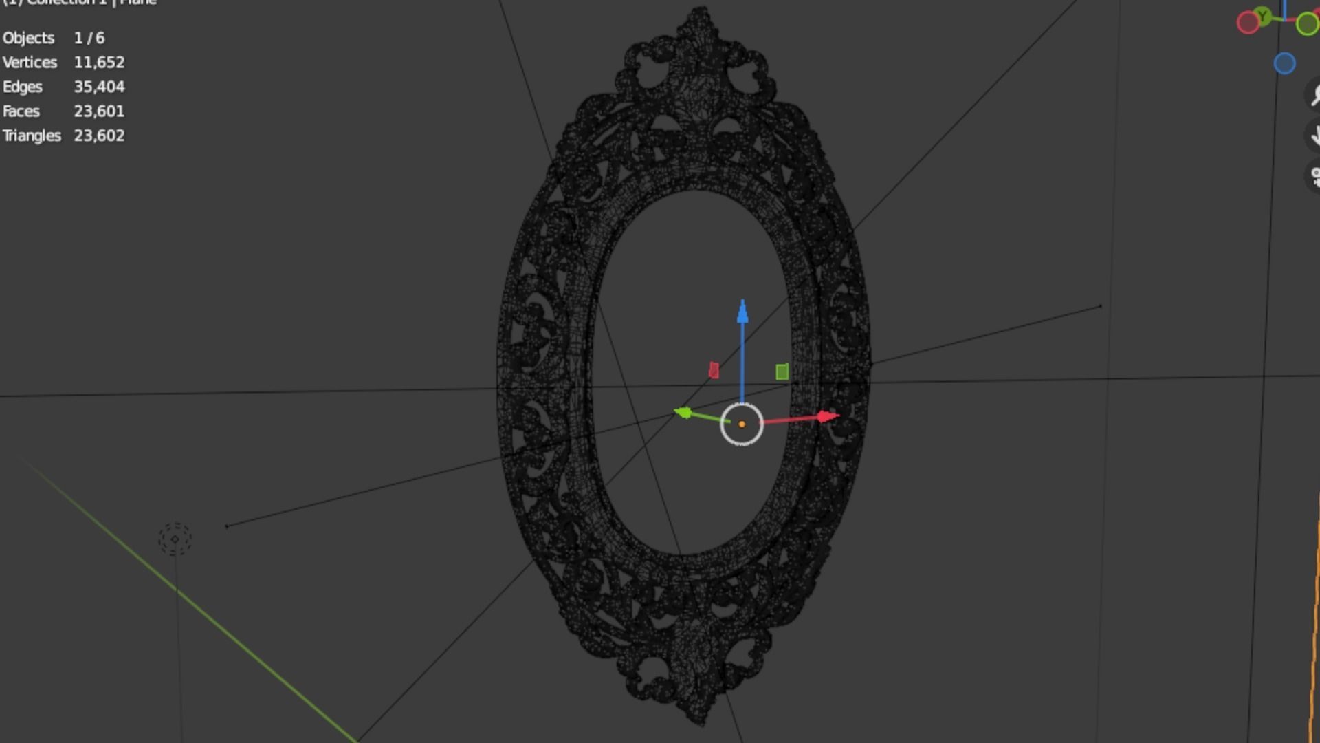 Frame mirror 17 3D print model_6