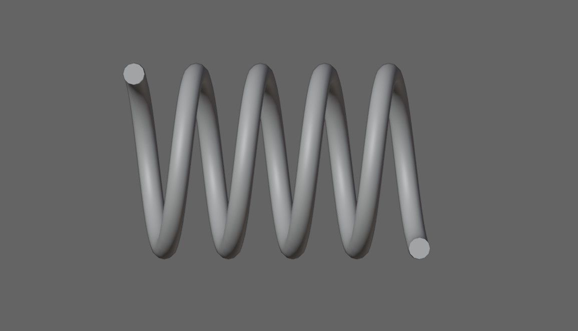 Coil - Bobina - Electronic parts Low-poly 3D model_12