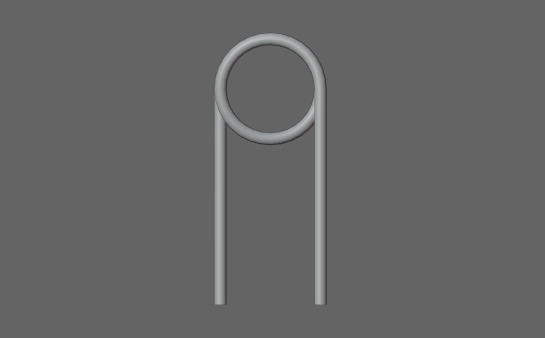 Coil - Bobina - Electronic parts Low-poly 3D model_8