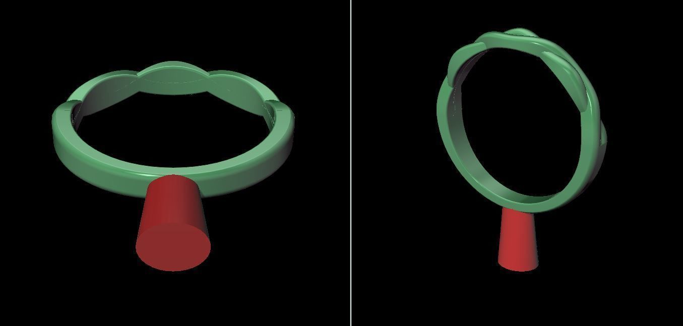 Half Weave Band Mix Size 3D print model_19