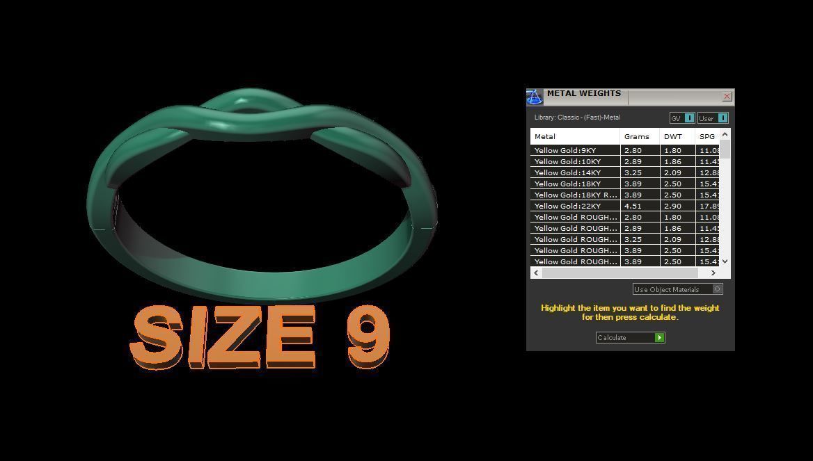 Half Weave Band Mix Size 3D print model_14