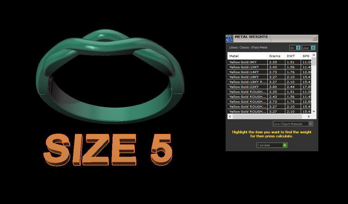 Half Weave Band Mix Size 3D print model_13