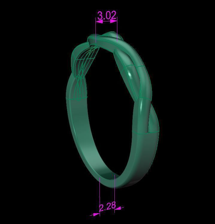 Half Weave Band Mix Size 3D print model_9