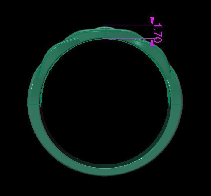 Half Weave Band Mix Size 3D print model_8